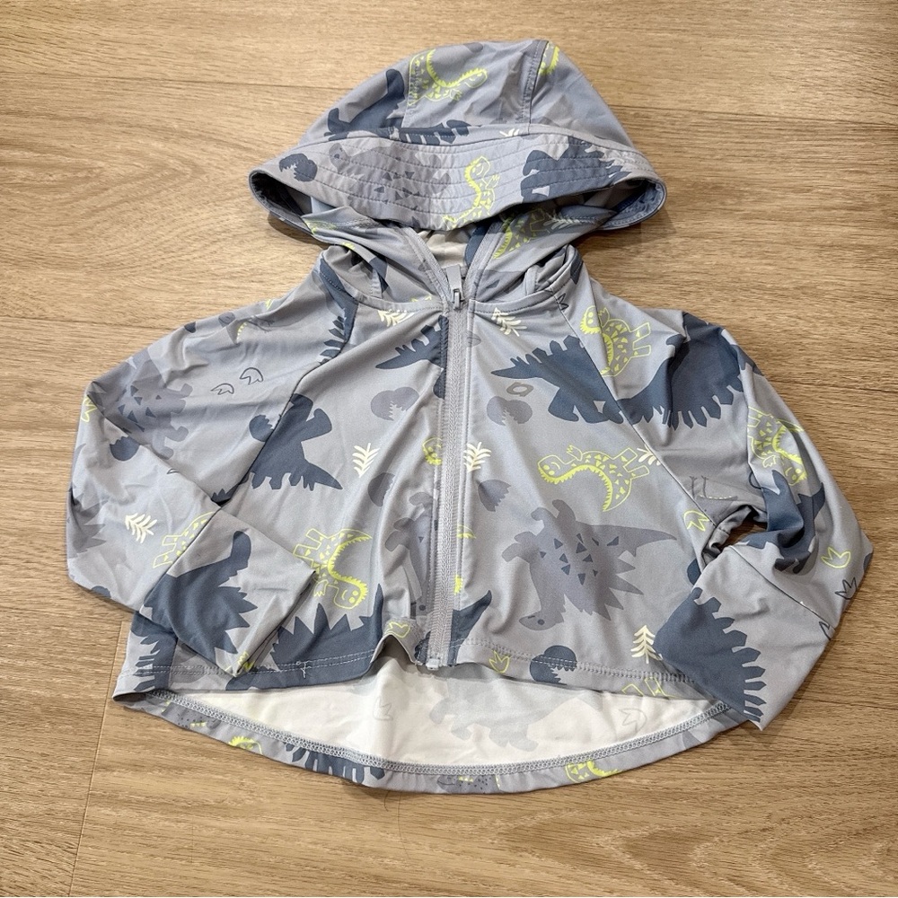 Balabala Kids Dinosaur Print Gray Jacket 90/52